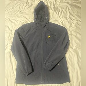 Lyle & Scott Men's Dark Blue Hooded Windbreaker